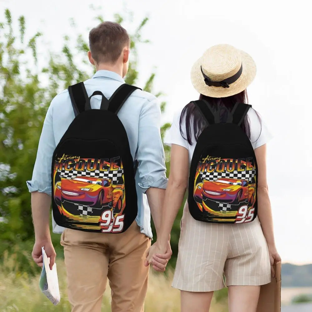 Cartable McQueen et Drapeau de Course