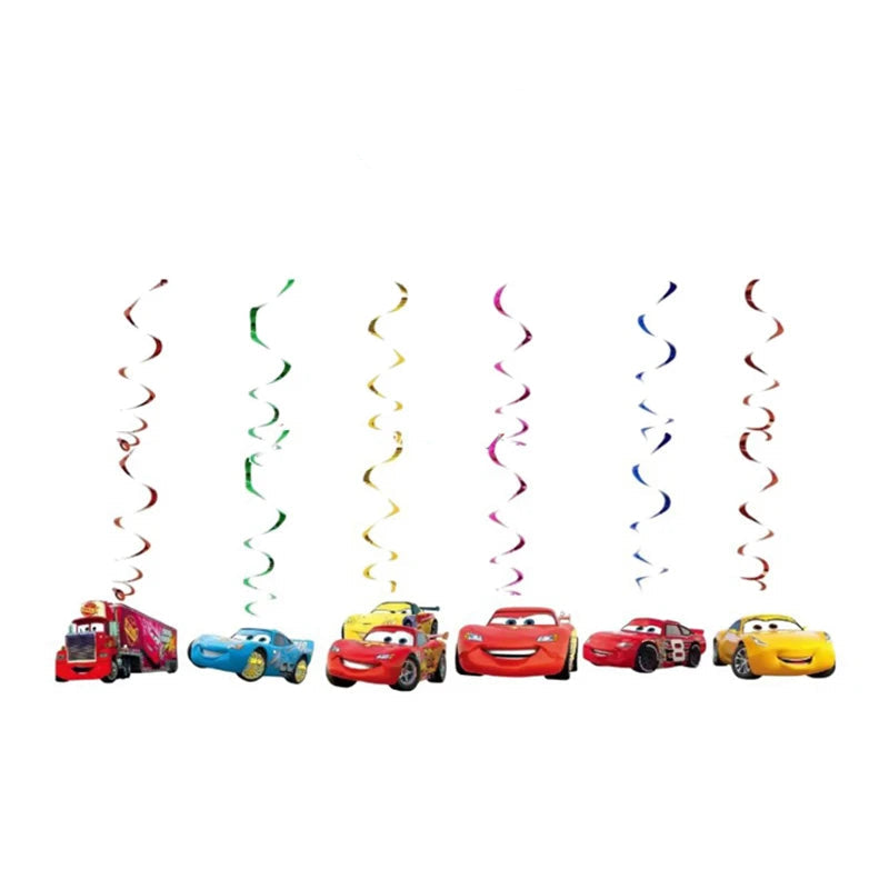 Déco Anniversaire Cars - Suspensions Spirales