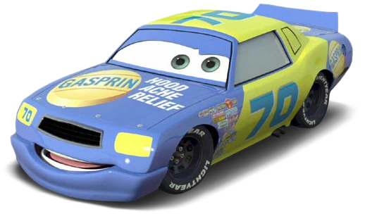 Floyd Mulvihill : le pilote Gasprin n°70 dans Cars