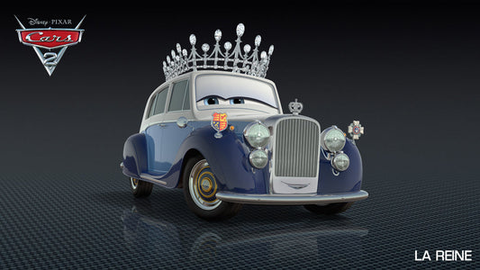 La Reine dans Cars 2 : hommage à la monarchie anglaise