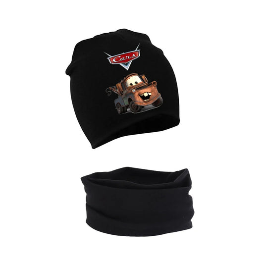 Bonnet et Echarpe Enfant Cars - Martin
