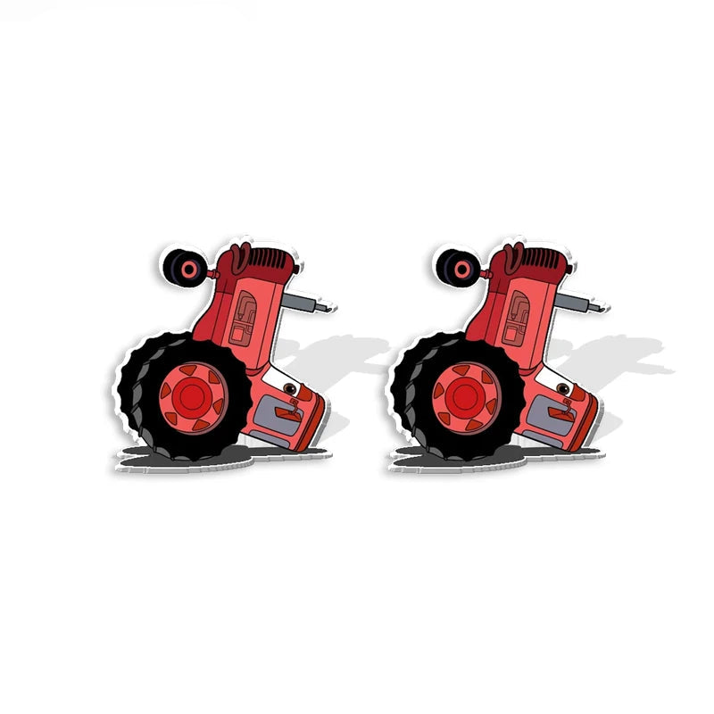Boucle d'Oreille Cars - Tracteur de Radiator Springs
