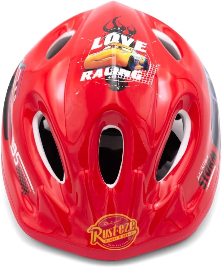 Casque de Vélo Cars Rouge - Flash McQueen Cruz et Storm