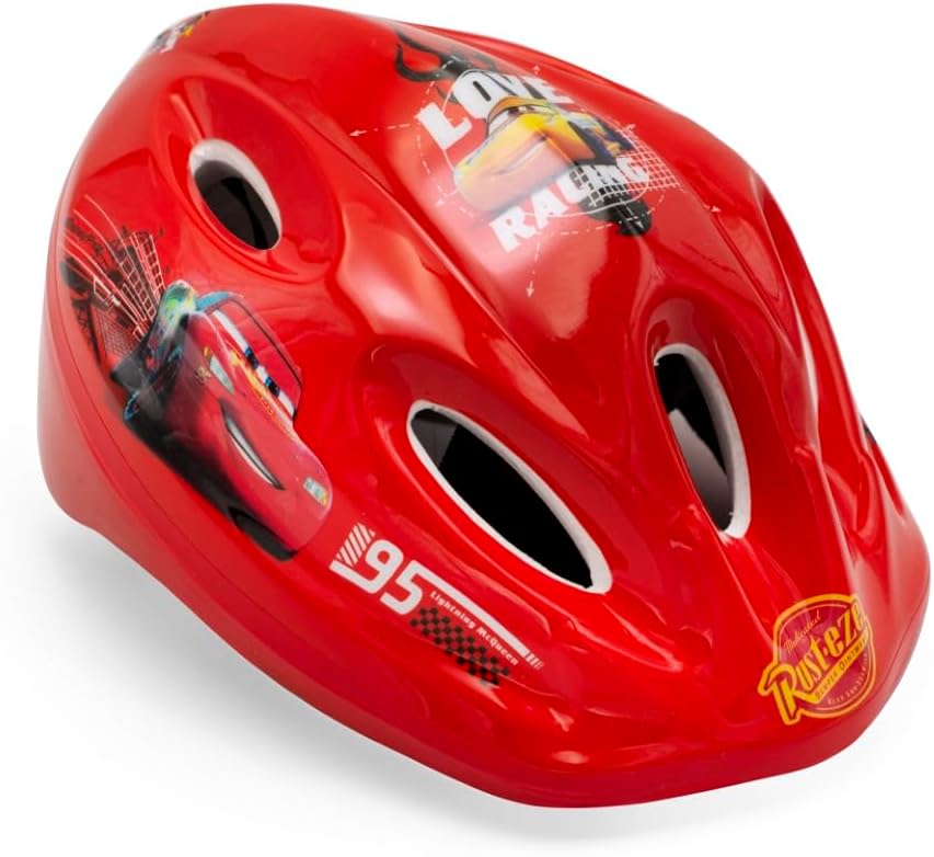 Casque de Vélo Cars Rouge - Flash McQueen Cruz et Storm