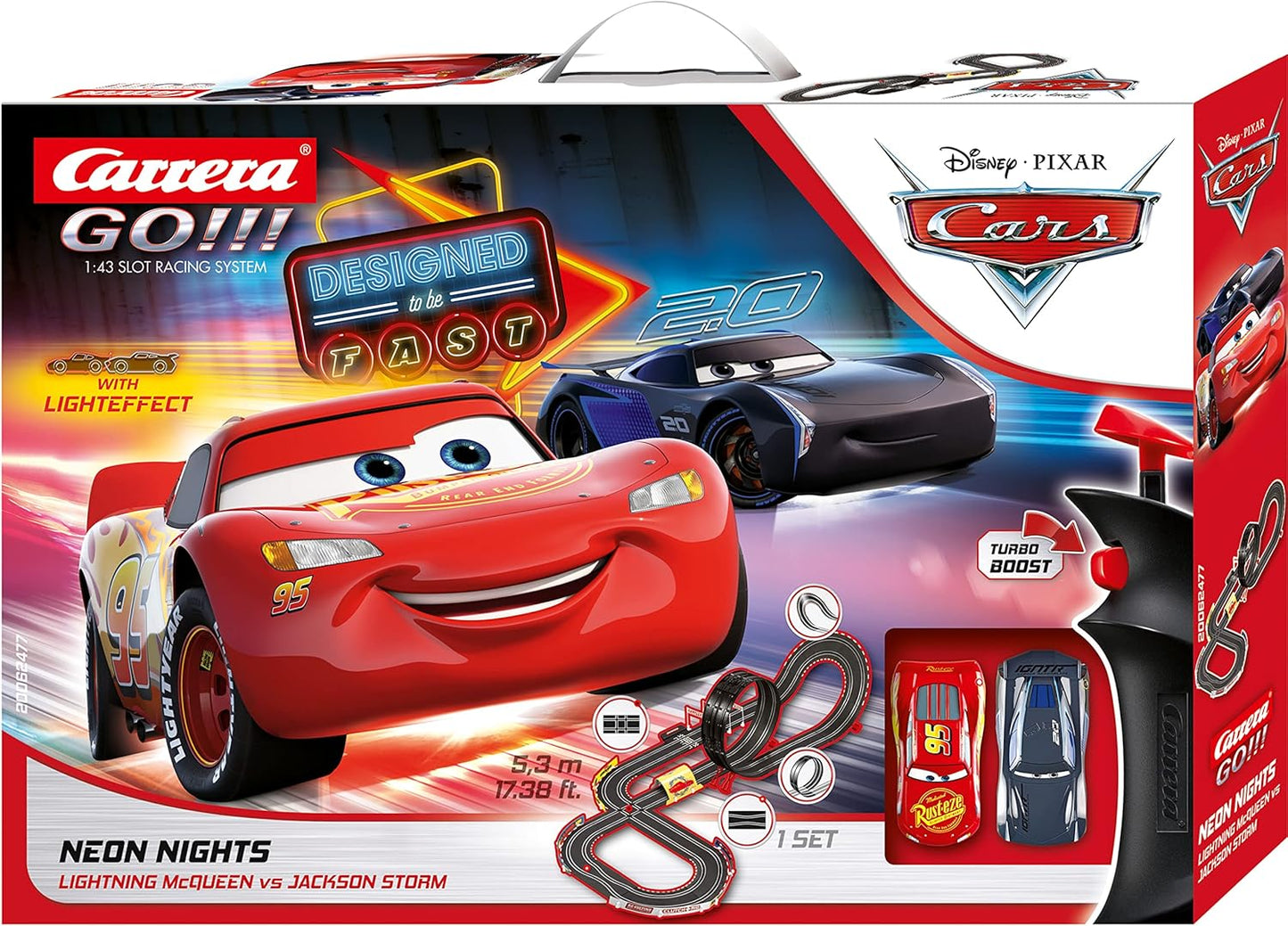 Circuit Cars Electrique - Flash McQueen vs Jackson Storm