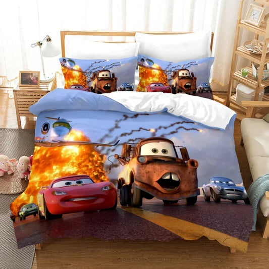 Housse de Couette Cars - McQueen & Martin Agents Secrets