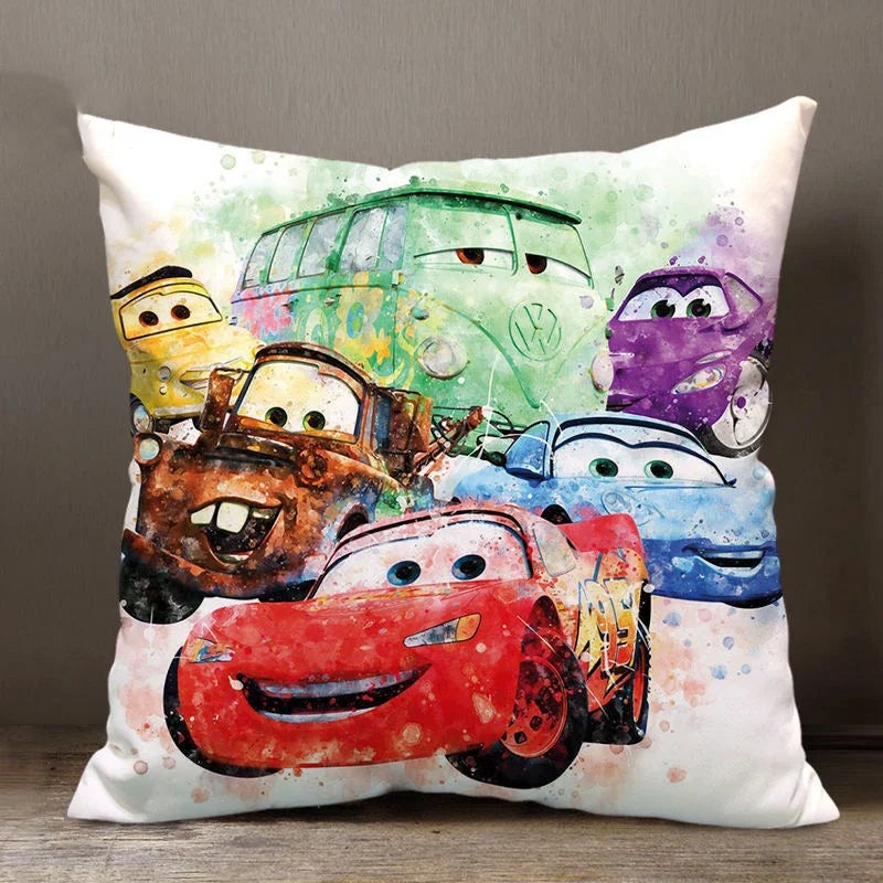 Housse de Coussin Cars Blanche