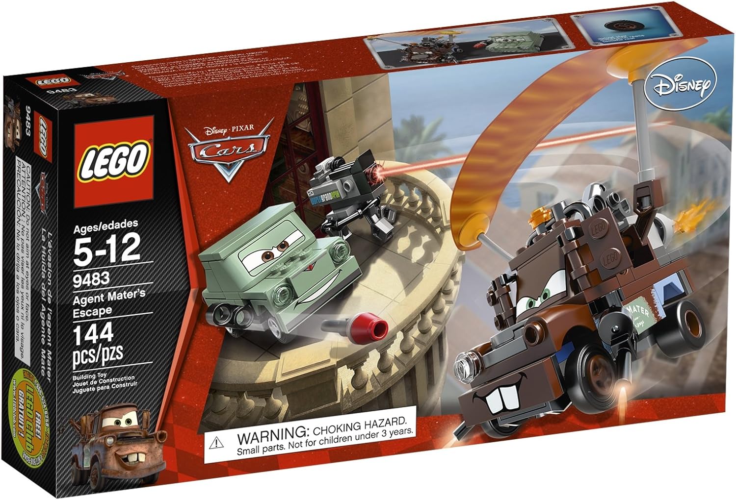 LEGO Cars - L'Evasion de L'Agent Martin