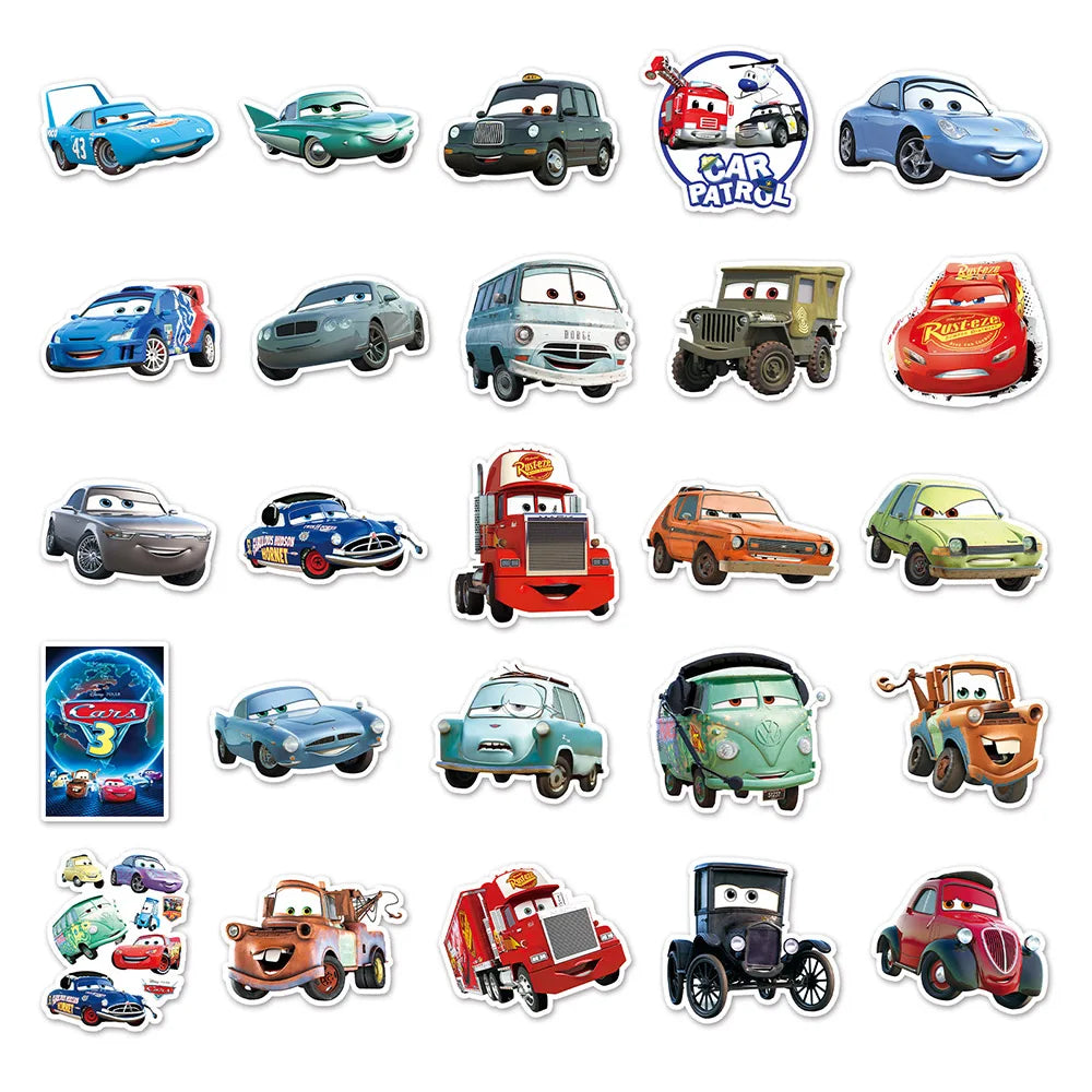 Lot D'Autocollants Cars