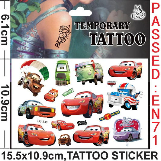 Lot de Tatouages Temporaires McQueen & Cie