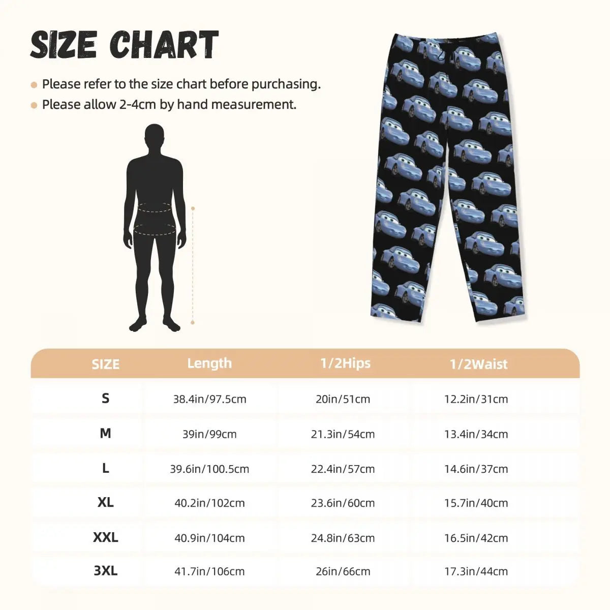 Pantalon Pyjama Cars - Sally et McQueen