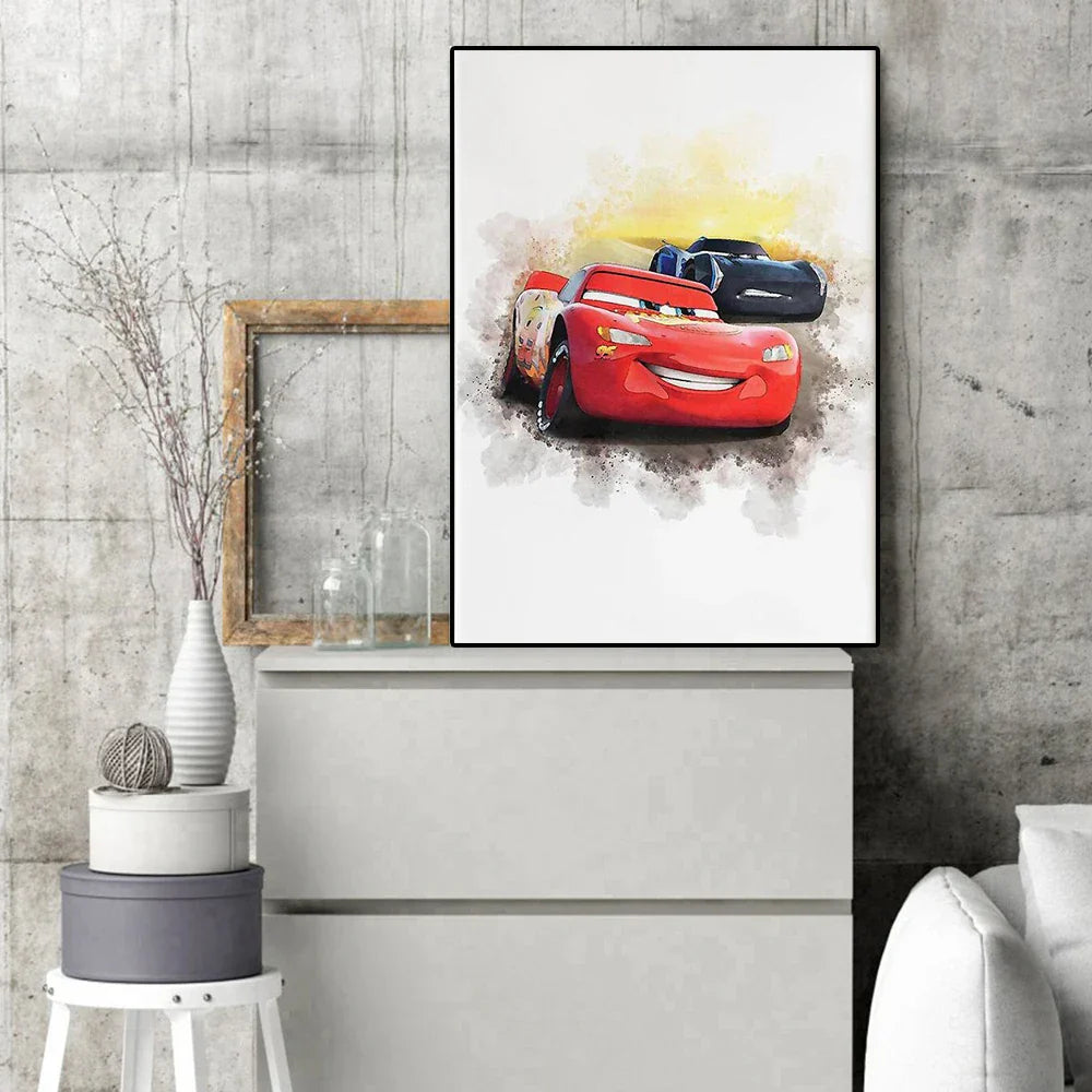 Poster Cars Jackson Storm - Concurrent de McQueen