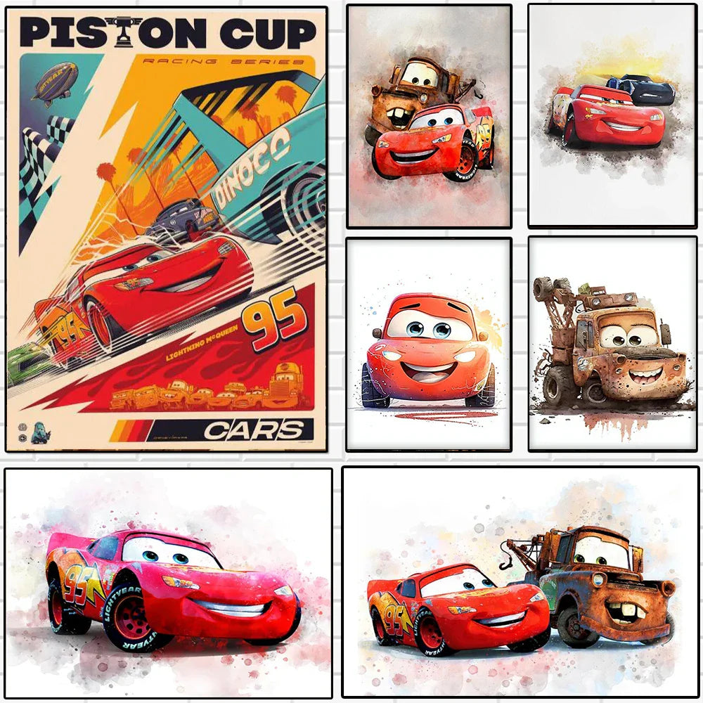 Poster Cars Jackson Storm - Concurrent de McQueen