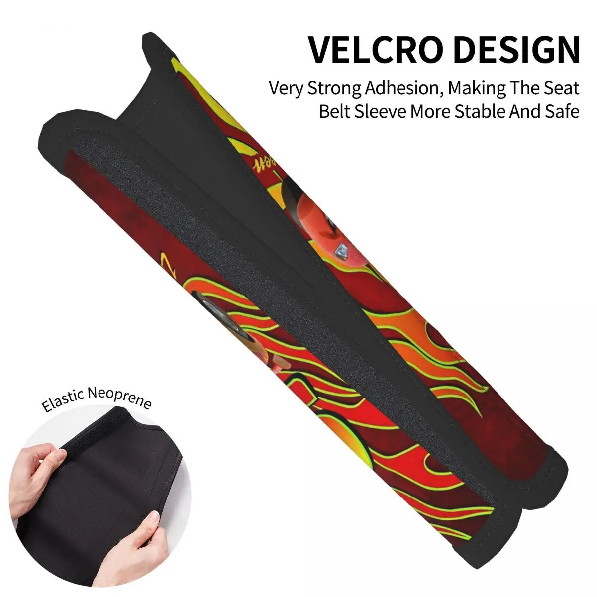 Protège Ceinture de Voiture Cars 3 - Lightning McQueen