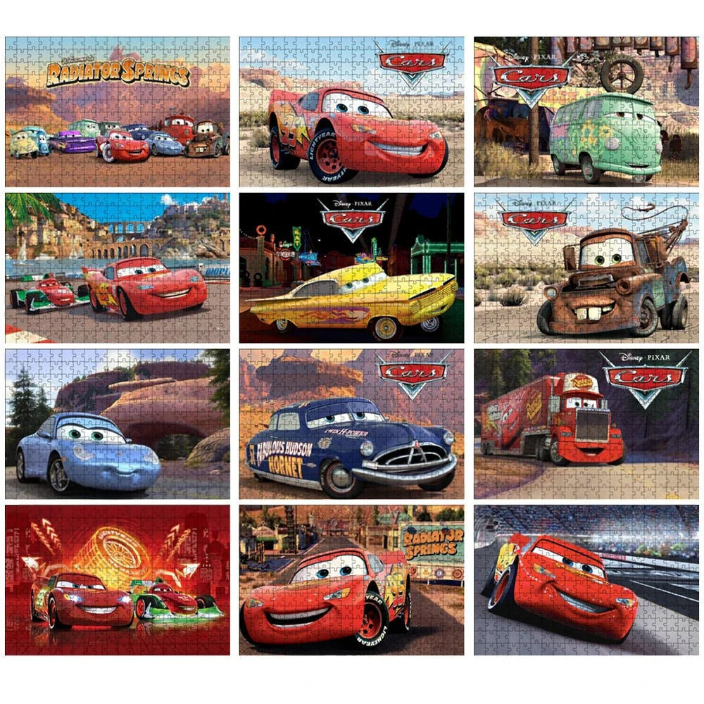 Puzzle Cars Flash McQueen à Radiator Springs
