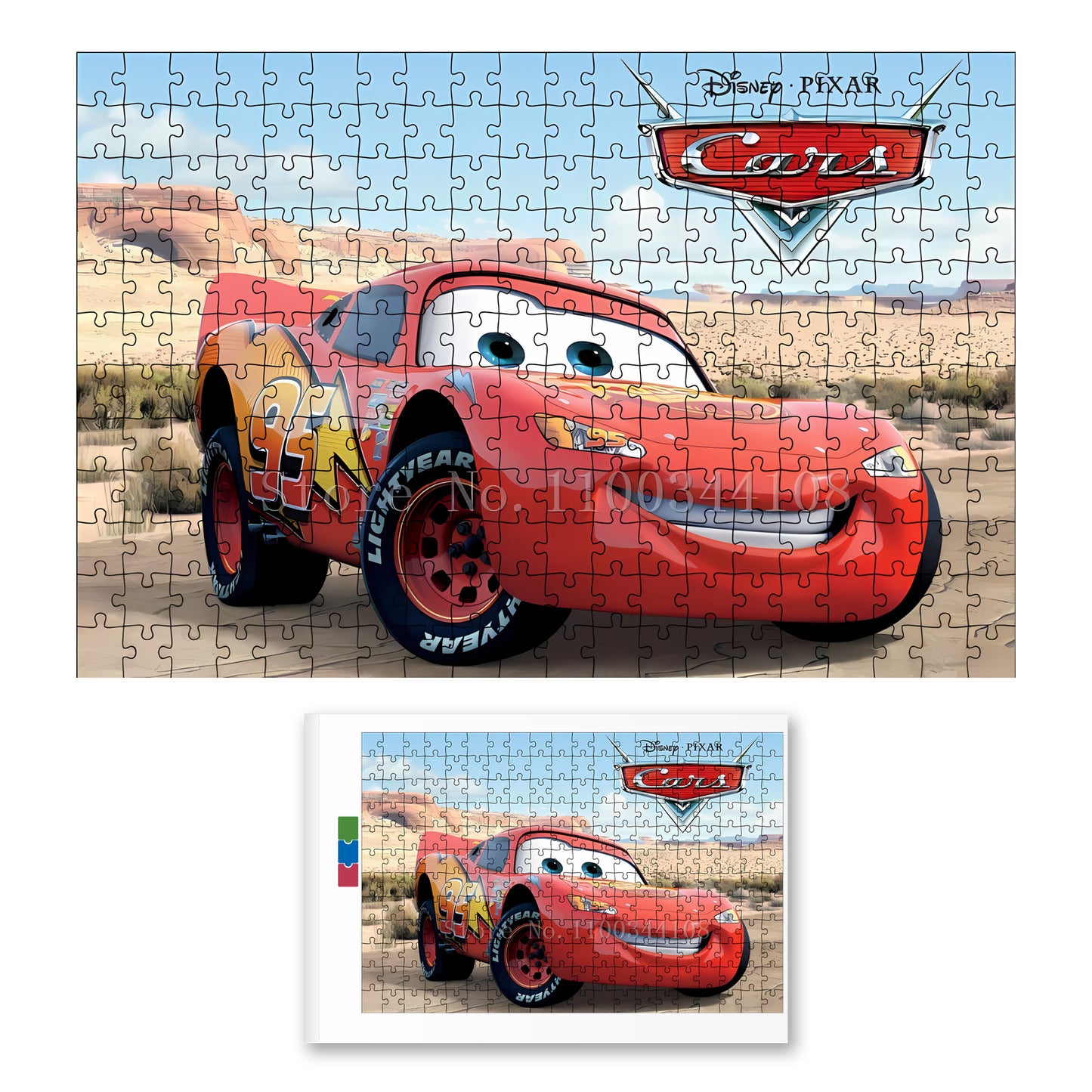 Puzzle Cars Flash McQueen Grand Sourire