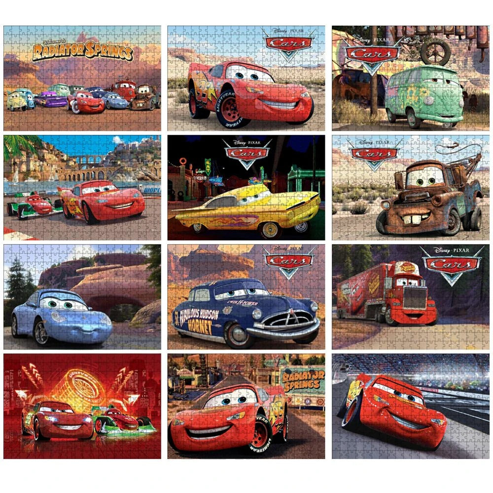 Puzzle Cars Flash McQueen (Sur Circuit)
