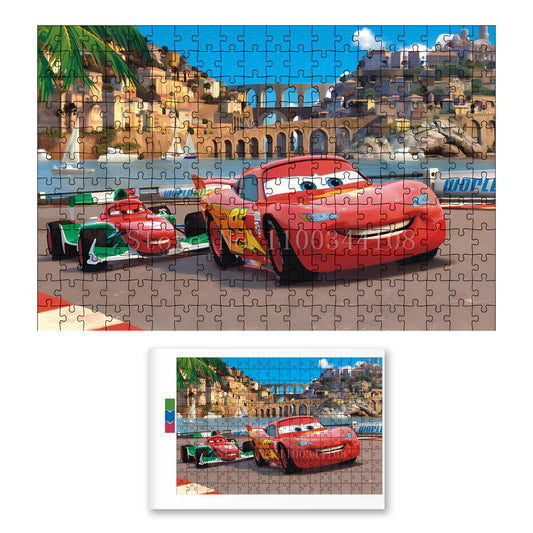 Puzzle Cars McQueen et Francesco sur Circuit