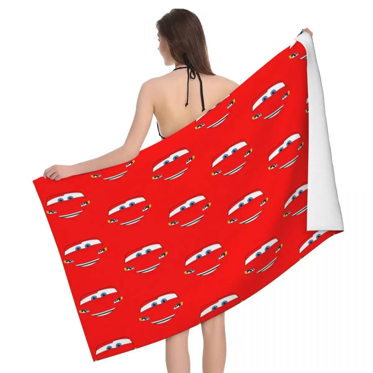 Serviette de Plage Cars Multiples Regards McQueen