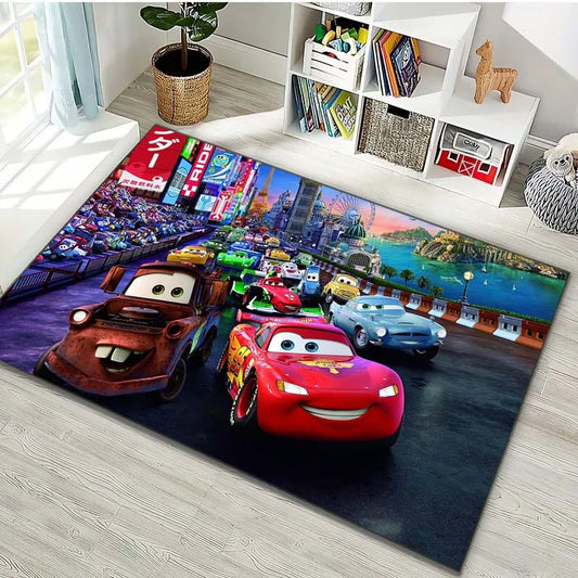 Tapis Cars McQueen fait le tour du Monde